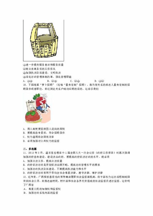 高考政治考點精析 建設法治政府，自覺接受人民監督——完善流程外包的道德法治保障